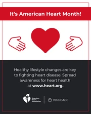 Heart Disease Risk Factors Instagram Carousel - Seite 5