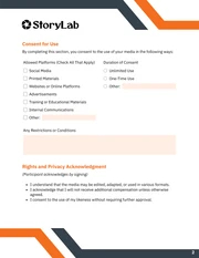 Media Consent Form Template - Página 2