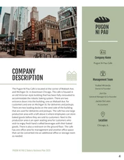 Bakery Business Plan Template - Page 4