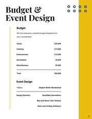 Event Proposal Gala Dinner - Page 4