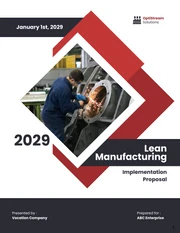 Lean Manufacturing Implementation Proposal - Page 1