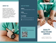 Soft Green Minimalist Medical Tri-fold Brochure - Page 1