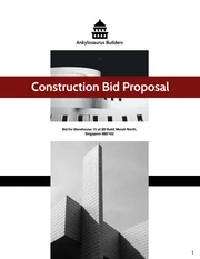 Construction Proposal Template - Page 1