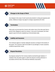 Residential Electrical Contract Template - page 3