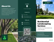 Residential Landscaping Services Brochure - Page 1