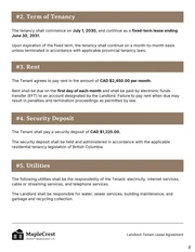 Landlord Contract Template - Página 2