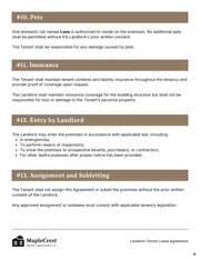 Landlord Contract Template - Página 4