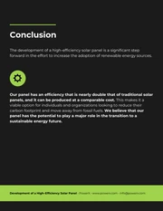 Dark Brown and Green Solar Technology White Paper Template - Page 6