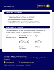 Window Estimate Template - page 2