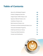 Wholesale Coffee Product Catalog Template - Página 2
