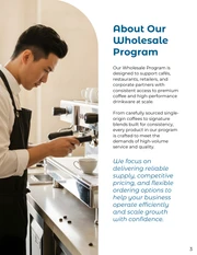 Wholesale Coffee Product Catalog Template - Página 3