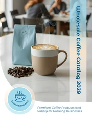 Wholesale Coffee Product Catalog Template - Página 1