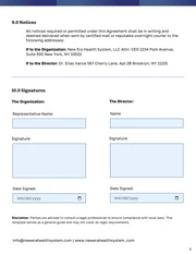 Medical Director Contract Template - Página 4
