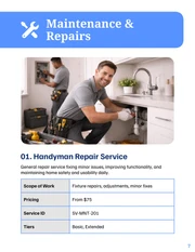 Residential Services Catalog Template - Página 7