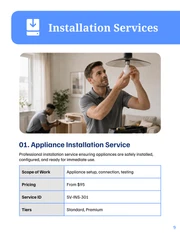 Residential Services Catalog Template - Página 9