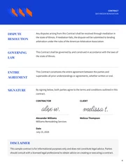 Bathroom Renovation Contract Template - Page 4