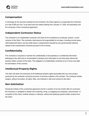 Self Employment Contract Template - Página 2