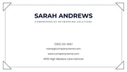 White Professional Photo Networking Business Card - Page 2