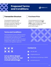 Business Purchase Proposal Template - Page 5