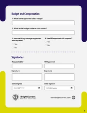Job Requisition Form Template - page 3