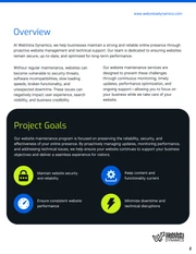 Website Maintenance Proposal Template - صفحة 2