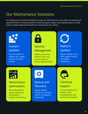 Website Maintenance Proposal Template - صفحة 3