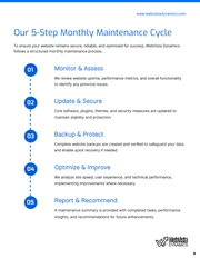 Website Maintenance Proposal Template - صفحة 4