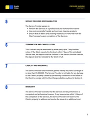 Pressure Washing Contract Template - Seite 3