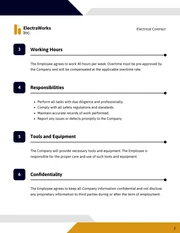 Electrical Contract Template - Seite 2