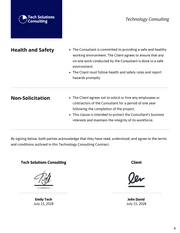 Technology Consulting Contract Template - page 4