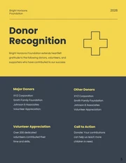 Simple Yellow Charity Reports - page 5