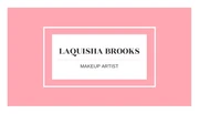 Pink Upscale Makeup Artist Business Card - Página 2