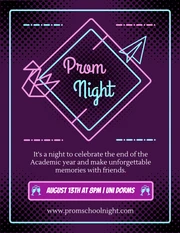 Black Modern Prom Night Celebration Flyer - Page 3