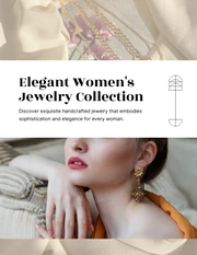 White And Soft Color Minimalist Jewelry Catalog - page 1