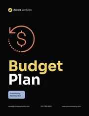 Pastel Color Budget Plan - Page 1