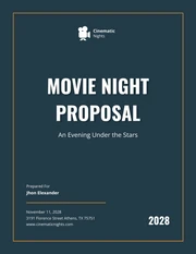 Movie Night Proposal - Page 1