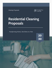 Residential Cleaning Proposals - Page 1