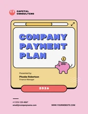 Pastel Colorful Ui Company Payment Plan - Page 1