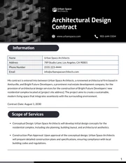 Architectural Design Contract Template - Seite 1