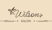 Cream Minimalist Hair Salon Business Card - Page 1