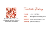 White Simple Photo Bakery Business Card - Page 2