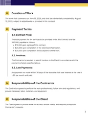 Welding Contract Template - صفحة 2