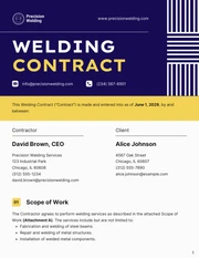 Welding Contract Template - Página 1