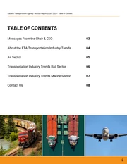 Transportation Agency Annual Report - Pagina 2