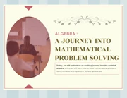 VIntage Algebra Math Presentation - page 1