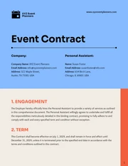 Event Contract Template - page 1