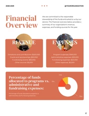Orange and White Charity Annual Report - page 4