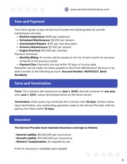 Aircraft Maintenance Contract Template - صفحة 3