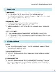 Non Emergency Medical Transportation Contract Template - page 3