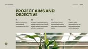 Dark Green Simple Project Presentation - Page 2